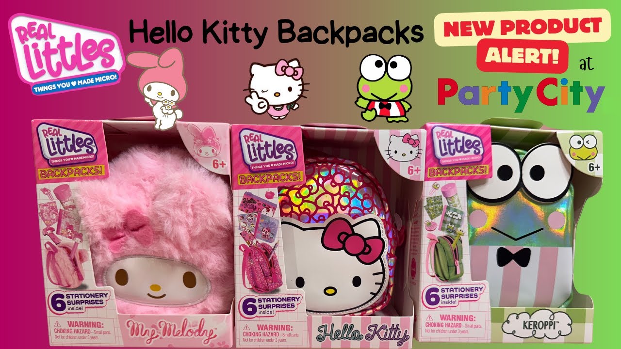 Hello Kitty Real Littles Sanrio Backpacks