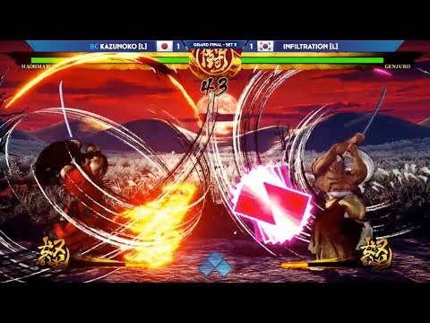 EVO 2019: Samurai Shodown (SS7) Grand Final: BC Kazunoko vs Infiltration