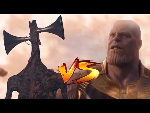 Sirenhead vs Thanos Rap Battle (Avengers Infinity War Endgame MCU Sirenhead Parody)