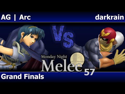 MNM 57 Melee - AG | Arc (Marth) vs darkrain (C Falcon) - Grand Finals