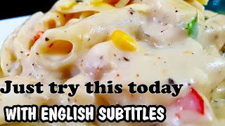 White Sauce Pasta Recipe l Chicken Pasta Recipes l Penne Pasta Cooking with Benazir
