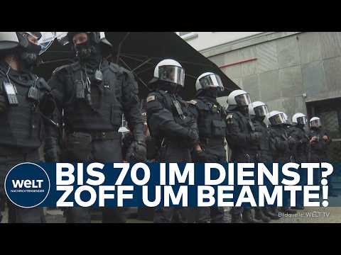 DEBATTE ÜBER PENSIONEN: Brisanter Vorschlag – Beamte sollen deutlich länger arbeiten als Arbeiter