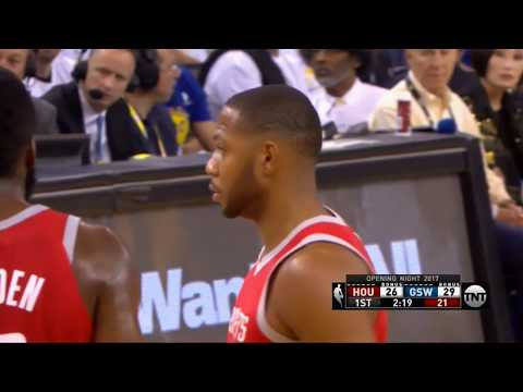 Eric Gordon dunks on Jordan Bell
