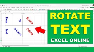 How to Rotate Text in Excel [ Online ]