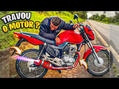 20 MINUTOS TIRANDO DE GIRO TRAVOU O MOTOR DA START 160 ?