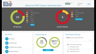 PRTG Network Monitor Giriş: Home Ekranı Nasıl Kullanılır? | Hızlı ve E
