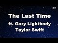 The Last Time ft. Gary Lightbody - Taylor Swift Karaoke【No Guide Melody】