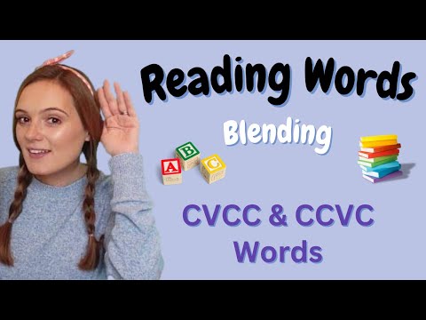 Learn to Blend CVC Words with Phonics Alphabet Sounds for Kids British Teacher