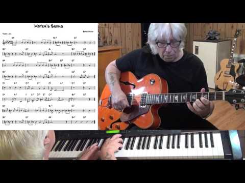 Moten's Swing - Jazz guitar & piano cover ( Benny Moten )