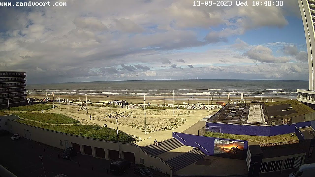 Live webcam view of Boulevard de Favauge Beachfront, Zandvoort