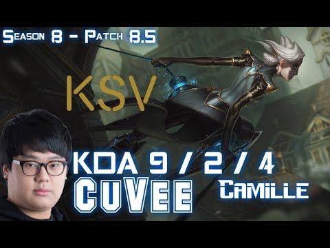 KSV CuVee CAMILLE vs FIORA Top - Patch 8.5 KR Ranked