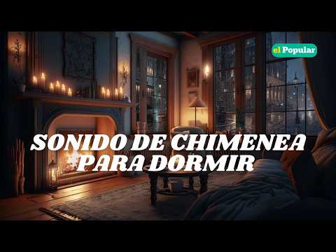 ASMR | Chimenea con Lluvia para Dormir 🔥 8 Horas Relajantes (8 Horas)