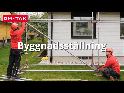 Takskolan. Arbetssäkerhet del 1 - Byggnadsställning.