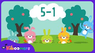 Five Little Bunnies | Easter Bunny Song