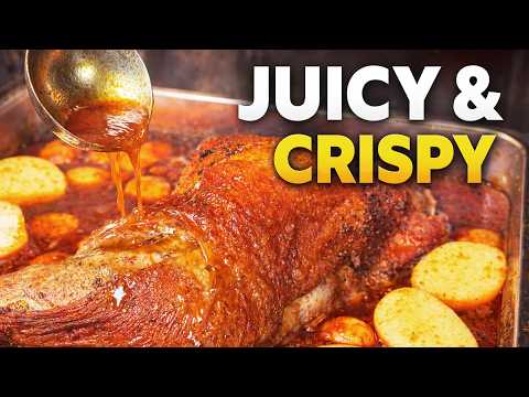 Juicy & Crispy Roast Turkey Leg in the Oven | Easy Oven Baked Turkey Leg Recipe with Vegetables