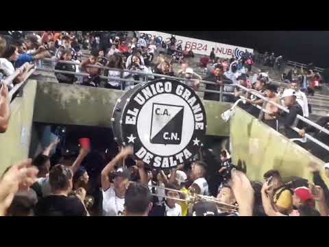 "Hinchada de  central norte vs gimnasia" Barra: Agrupaciones Unidas &bull; Club: Central Norte de Salta