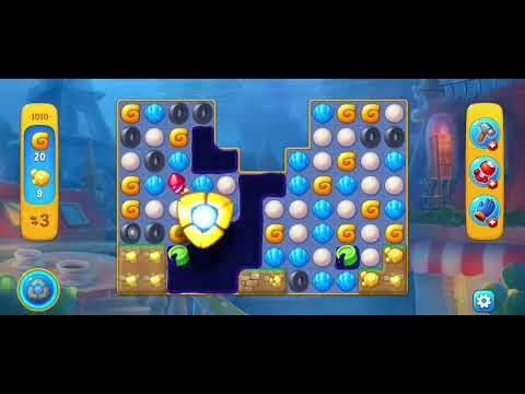 Fishdom gameplay level 1010 fail