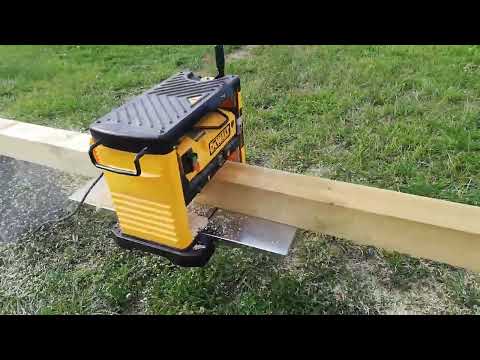 Grubościówka DeWalt DW733 vs belka 8 metrów