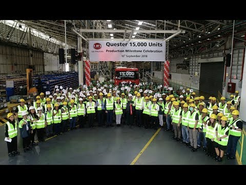 UD Trucks - Quester’s 15,000 units’ production milestone