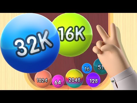 2048 Balls 3D - 31 Minutes Beat 16K vs 32K Balls | Long Play Ball Merge World Record