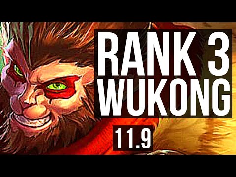 WUKONG vs YASUO (MID) | Rank 3 Wukong, 700+ games, Legendary, 1.2M mastery | TR Challenger | v11.9