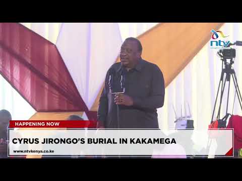 Uhuru Kenyatta eulogises Cyrus Jirongo as a brave politician who dared president Moi