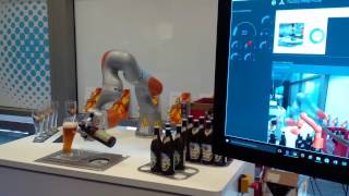 KUKA Beer Robot with C-Labs Factory-Relay