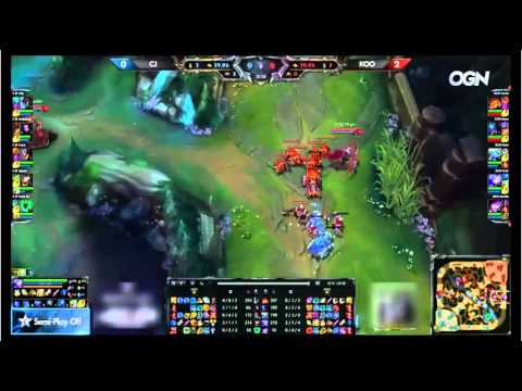CJ Entus vs Koo Tigers LCK Summer 2015 - Playoff Semi Finals | Game 3