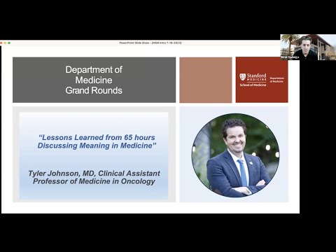 Lessons Learned from 65 hours Discussing Meaning in Medicine | DoM Grand Rounds | 19 July 2023
