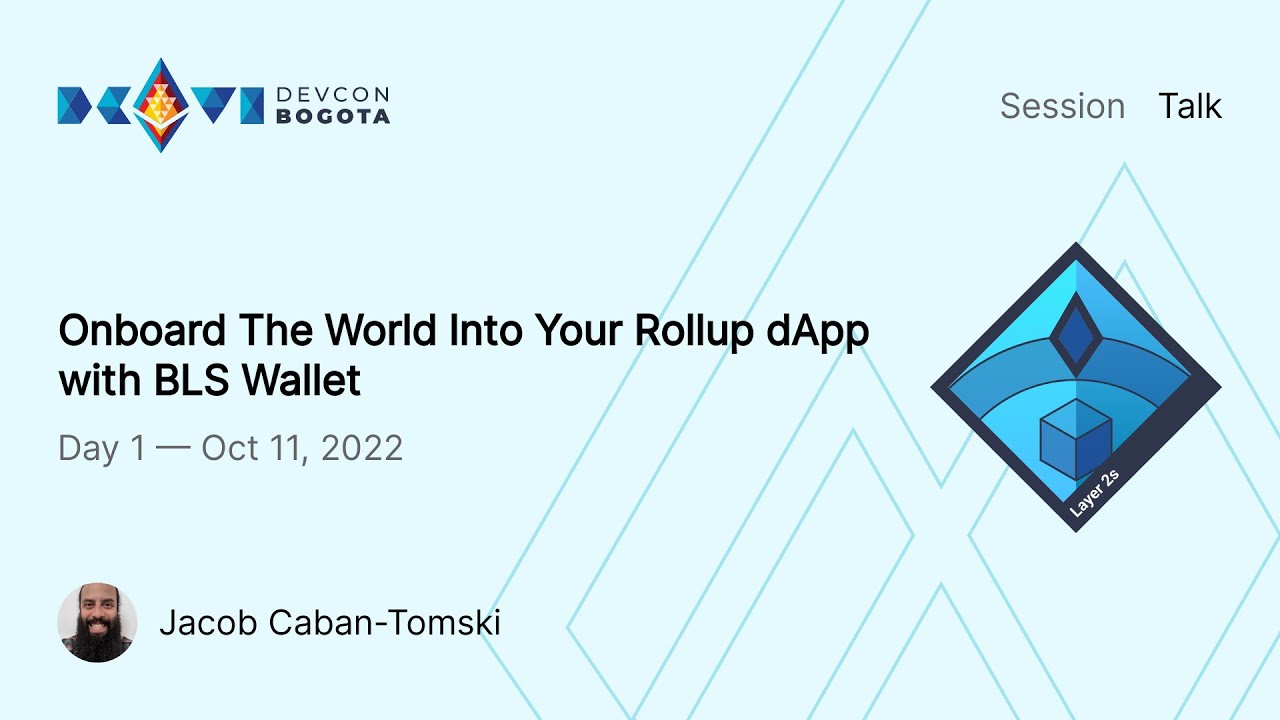 Onboard The World Into Your Rollup dApp with BLS Wallet preview