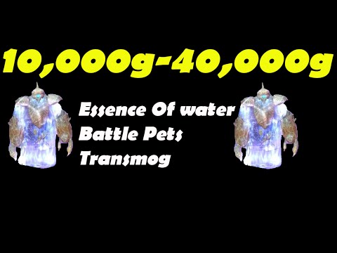WoW: Goldfarm 10,000g - 40,000g Per Hour |Transmog, Battle Pets, Essence Of Water|