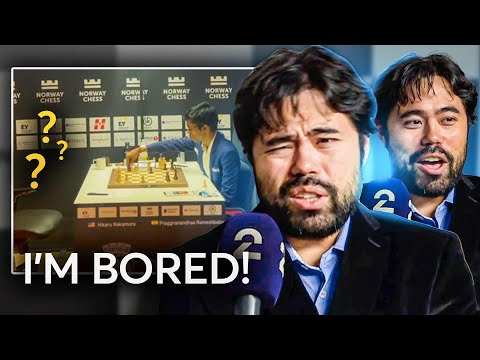 "I'm BORED out of my mind" HIKARU NAKAMURA on his game against PRAGGNANANDHAA | 2024 Norway Chess