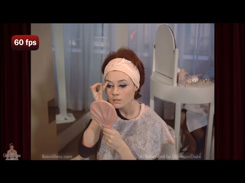How to be Pretty in the 1960s - Tutorial Enhanced in 4K Color 60fps