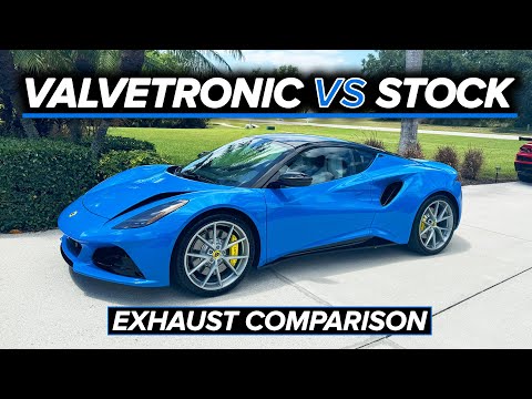 Lotus Emira Valvetronic Exhaust VS Stock (HUGE Difference!)