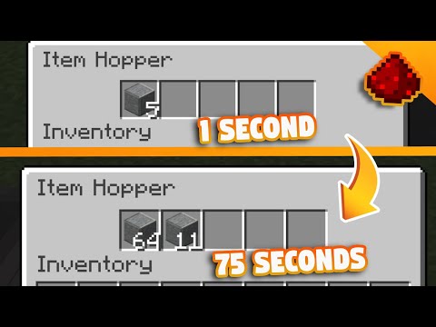 How to Make a COMPACT Redstone Timer!!! (Etho Hopper Clock Mechanic) (Java 1.18/.19 +)