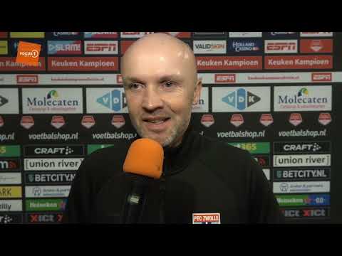 Reactie Dick Schreuder na PEC Zwolle - VVV Venlo 2-0