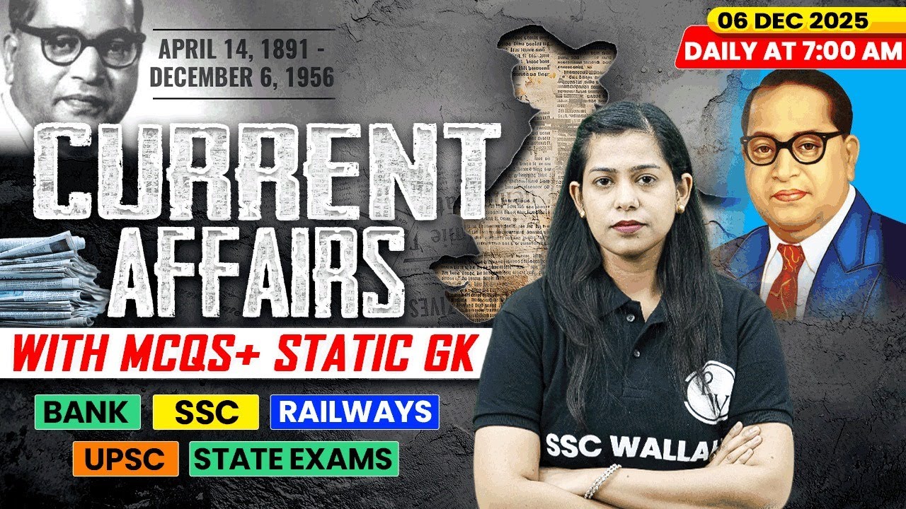 Current Affairs Today | 06 December Current Affairs 2025 | Daily Current Affairs | By Krati Mam