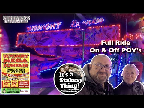 Midnight Express, full Ride On & Off POV’s Dewsbury Mega Fun Fair #itsastakesything
