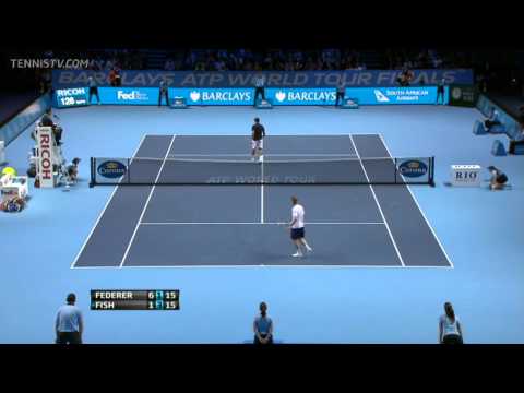 ATP World Tour Finals 2011 RR3 - Roger Federer vs Mardy Fish