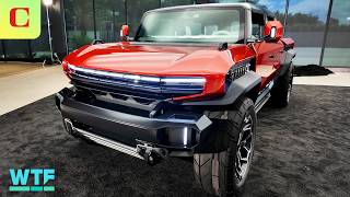 GM Hummer X concept electric truck at Pasadena design facility