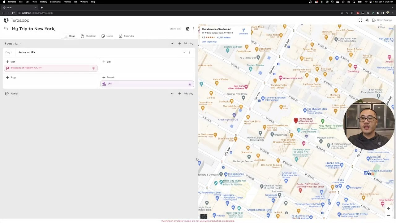 Turas: Create a New Trip