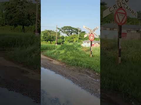 cruce ferroviario de San Benito Crucero en #SongolaMaya #SantiagodeCuba
