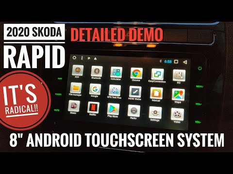 2020 Skoda Rapid New Android Infotainment System - Detailed Review !!