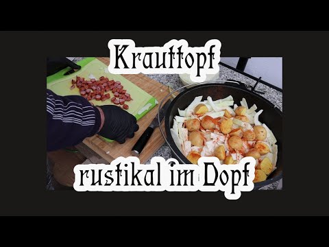 Krauttopf rustikal im Dopf Dutch Oven FT12