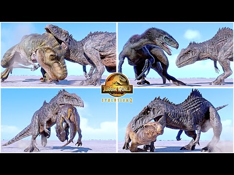 Dominion Giganotosaurus VS All Dinosaurs Killing Animations 🦖 Jurassic World Evolution 2 - JWE2