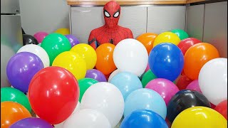 Spider Man Popping Balloons &amp; Trick Shots Compilation! (Full Episode)