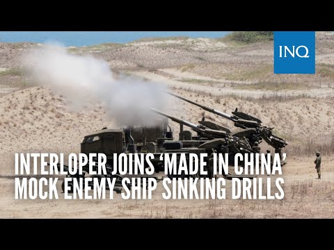 Interloper joins ‘Made in China’ mock enemy ship sinking drills