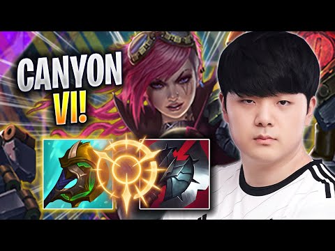 CANYON PERFECT GAME WITH VI! - DK Canyon Plays Vi JUNGLE vs Graves! | Season 2023