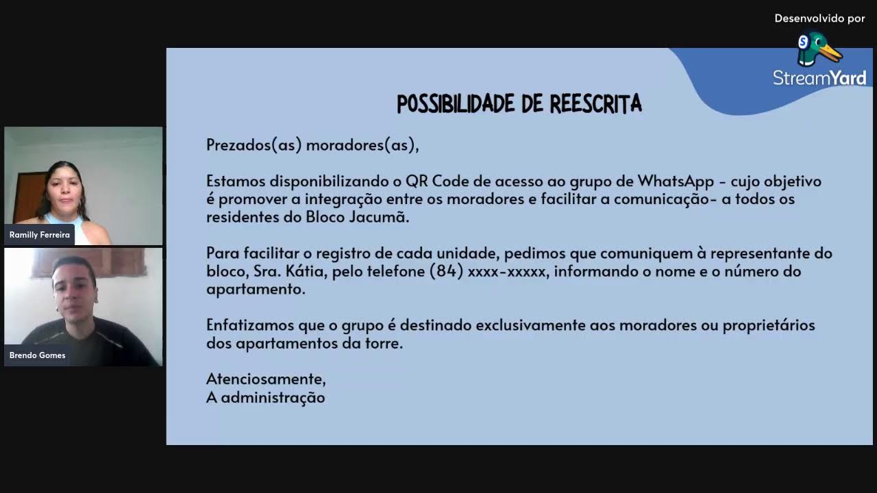 Oficina de paragrafação