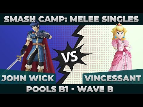 John Wick vs Vincessant - Losers' Quarterfinals: Melee Singles Pools - Smash Camp 2019